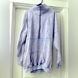 Michelle Mae oversized purple acid washed sweatshirt. Size xxl